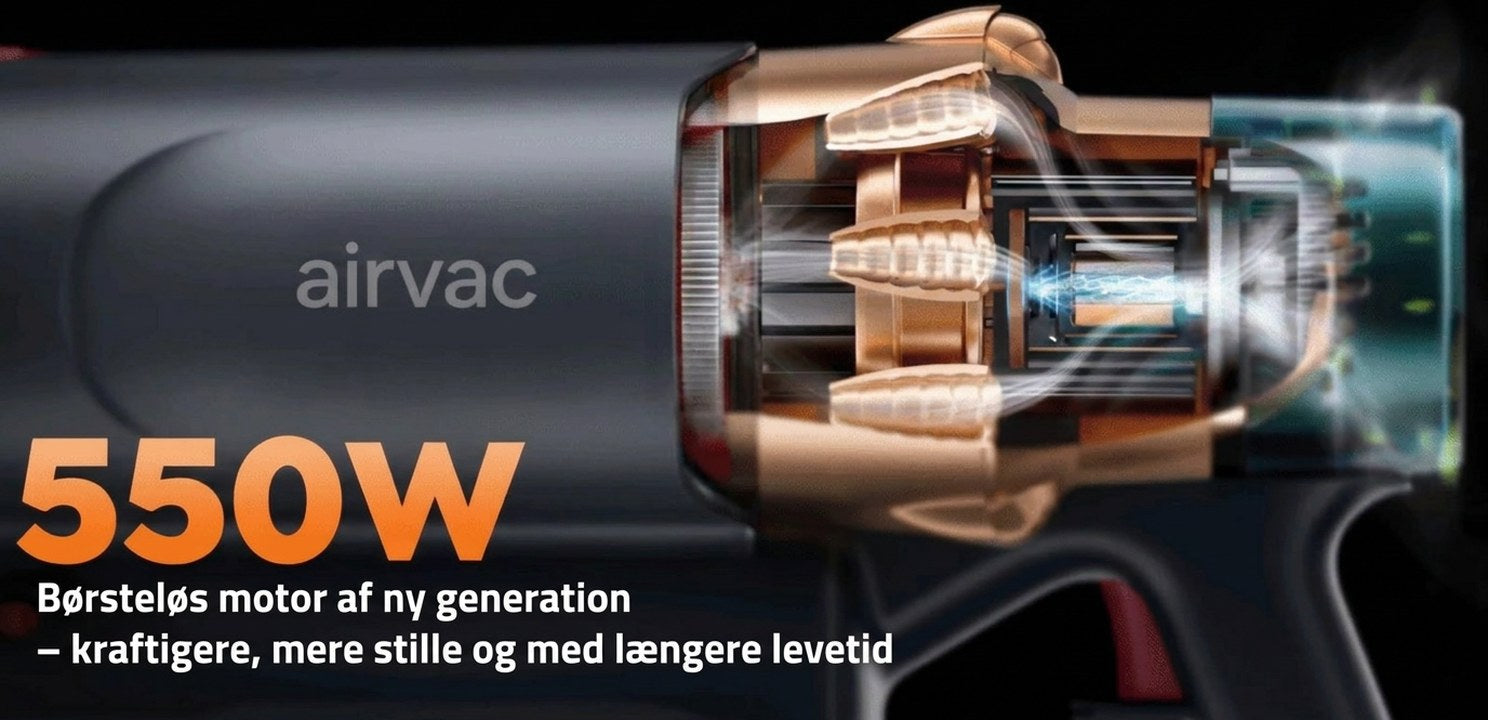 Børsteløs motor på 550 W