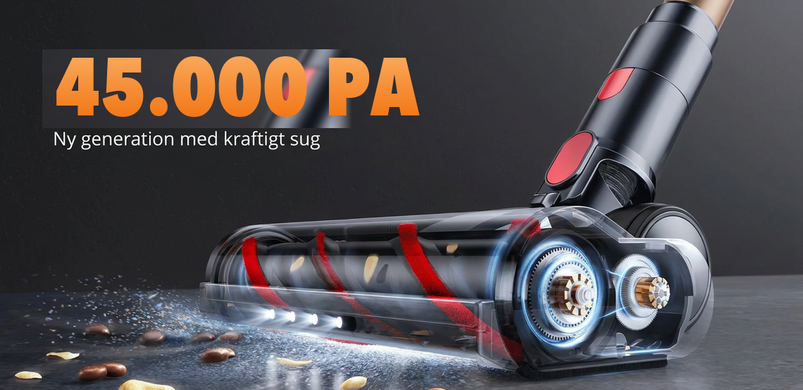45.000 Pa sugestyrke